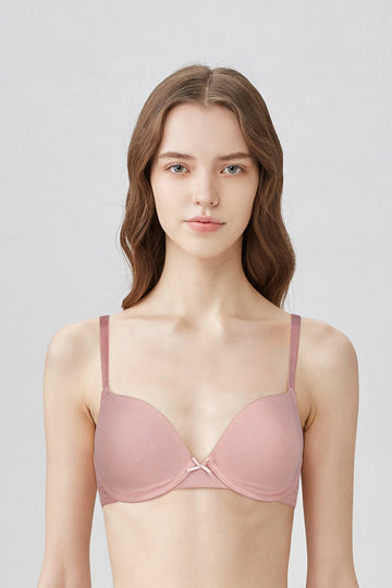 BLS - Paza Wired And Padded Cotton Bra - Soft Pink